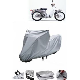 Coverplus Honda C70 Super Cub Gri Su Geçirmez Motosiklet Brandası