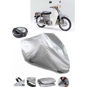 Coverplus Honda C90 Super Cub Gri Su Geçirmez Motosiklet Brandası