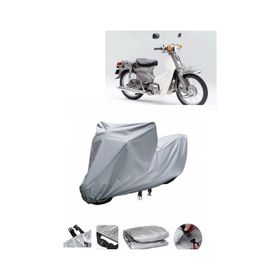 Coverplus Honda C90 Super Cub Gri Su Geçirmez Motosiklet Brandası