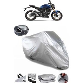 Coverplus Honda CB 250 Gri Arka Çanta Uyumlu Su Geçirmez Motosiklet Brandası