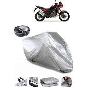 Coverplus Honda CRF1100L Africa Twin Adventure Sports DCT ES Gri Arka Çanta Uyumlu Su Geçirmez Motosiklet Brandası
