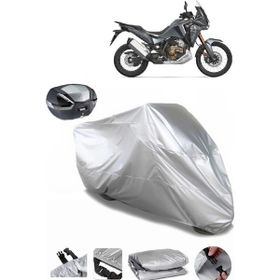 Coverplus Honda CRF1100L Africa Twin Adventure Sports ES Gri Arka Çanta Uyumlu Su Geçirmez Motosiklet Brandası