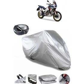 Coverplus Honda CRF1100L Africa Twin Gri Arka Çanta Uyumlu Su Geçirmez Motosiklet Brandası