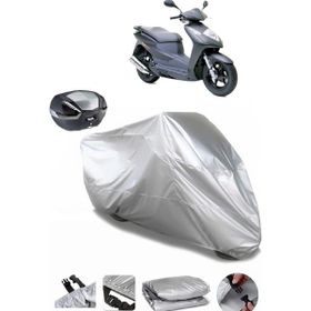 Coverplus Honda Dylan 150 Gri Arka Çanta Uyumlu Su Geçirmez Motosiklet Brandası
