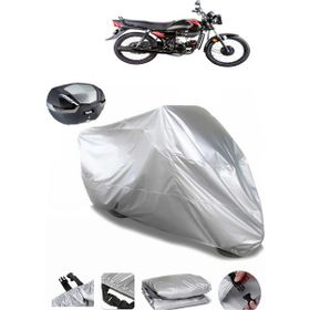 Coverplus Honda Hero 100 Gri Arka Çanta Uyumlu Su Geçirmez Motosiklet Brandası