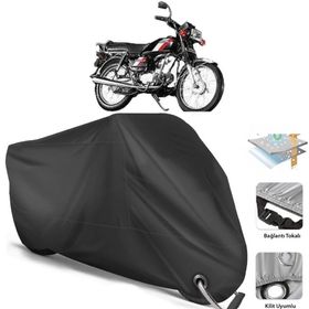 Coverplus Honda Hero 100 Siyah Motosiklet Branda