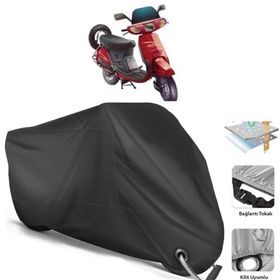 Coverplus Honda Kinetic DX Siyah Motosiklet Branda