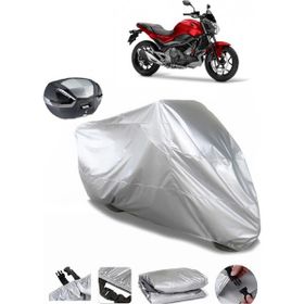 Coverplus Honda NC 750 S Gri Arka Çanta Uyumlu Su Geçirmez Motosiklet Brandası