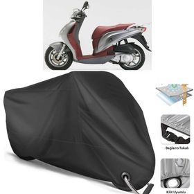 Coverplus Honda PS 150i Siyah Motosiklet Branda