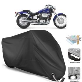 Coverplus Honda Shadow Spirit 750 Siyah Motosiklet Branda