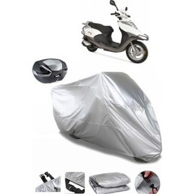 Coverplus Honda Spacy 110 Alpha Gri Arka Çanta Uyumlu Su Geçirmez Motosiklet Brandası