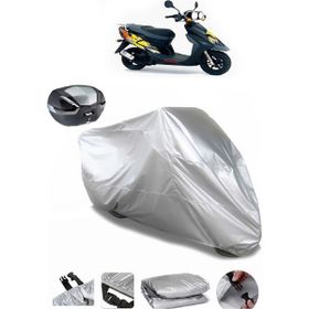 Coverplus Honda SXR 50 Gri Arka Çanta Uyumlu Su Geçirmez Motosiklet Brandası