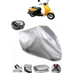 Coverplus Honda Today 50 Gri Arka Çanta Uyumlu Su Geçirmez Motosiklet Brandası