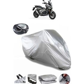 Coverplus Honda X-ADV Gri Arka Çanta Uyumlu Su Geçirmez Motosiklet Brandası