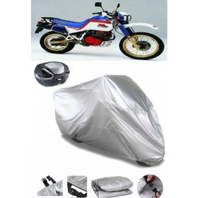 Coverplus Honda XL 600 Gri Arka Çanta Uyumlu Su Geçirmez Motosiklet Brandası