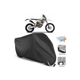 Coverplus Husqvarna FE 350 Siyah Motosiklet Branda