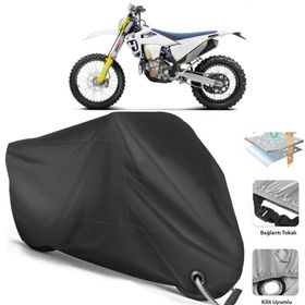 Coverplus Husqvarna FE 450 Siyah Motosiklet Branda