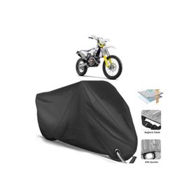 Coverplus Husqvarna FE 501 Siyah Motosiklet Branda