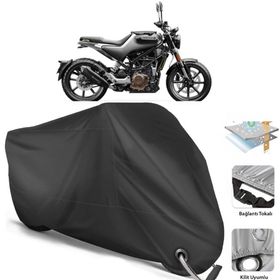 Coverplus Husqvarna Svartpilen 250 Siyah Motosiklet Branda