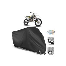 Coverplus Husqvarna TC 250 Siyah Motosiklet Branda