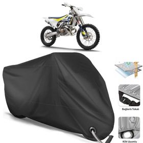 Coverplus Husqvarna TC 250 Siyah Motosiklet Branda