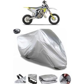 Coverplus Husqvarna TC 50 Gri Arka Çanta Uyumlu Motosiklet Brandası