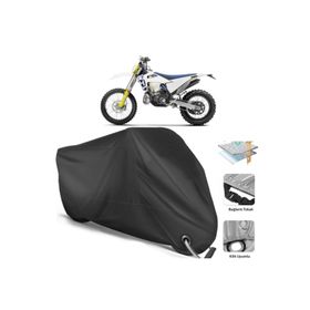 Coverplus Husqvarna TE 250i Siyah Motosiklet Branda
