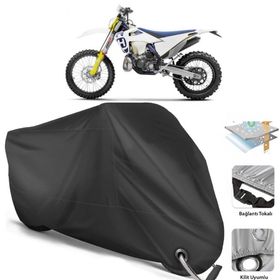 Coverplus Husqvarna TE 250i Siyah Motosiklet Branda