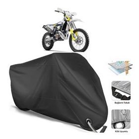 Coverplus Husqvarna TE 300i Siyah Motosiklet Branda
