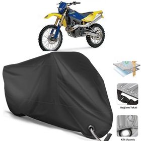 Coverplus Husqvarna TE 610 Siyah Motosiklet Branda