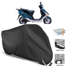 Coverplus Hyosung EZ 100 Siyah Motosiklet Branda