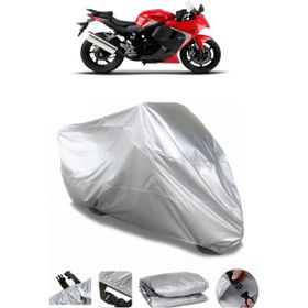Coverplus Hyosung GT 250 R Gri Su Geçirmez Motosiklet Brandası