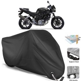 Coverplus Hyosung GT 650 Naked Siyah Motosiklet Branda