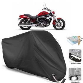 Coverplus Hyosung GV 650 Siyah Motosiklet Branda