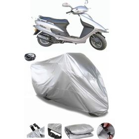 Coverplus Hyundai Cityzen 125 Gri Arka Çanta Uyumlu Su Geçirmez Motosiklet Brandası