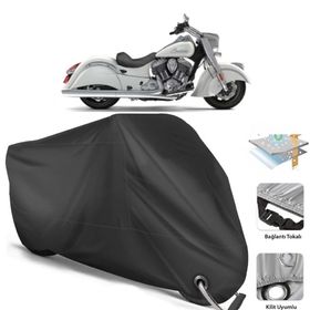 Coverplus Indian Chief Classic Siyah Motosiklet Branda