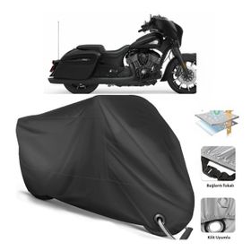 Coverplus Indian Chieftain Siyah Motosiklet Branda