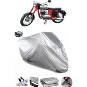 Coverplus Jawa 250 Sport Gri Arka Çanta Uyumlu Su Geçirmez Motosiklet Brandası