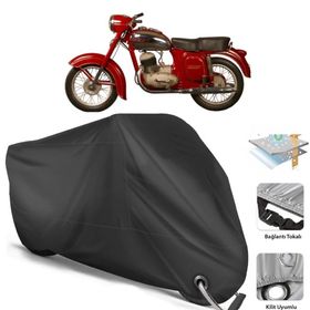 Coverplus Jawa 250 Sport Siyah Motosiklet Branda