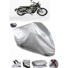 Coverplus Jawa Forty Two Gri Arka Çanta Uyumlu Su Geçirmez Motosiklet Brandası