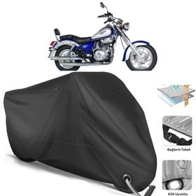 Coverplus Jinlun JL150-5 Siyah Motosiklet Branda