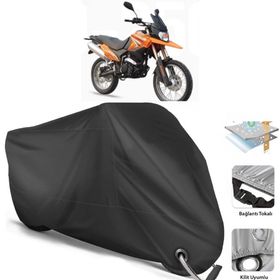 Coverplus Kadırga KD-250GY Siyah Motosiklet Branda