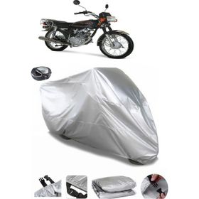 Coverplus Kanuni Breton 125 Gri Arka Çanta Uyumlu Su Geçirmez Motosiklet Brandası