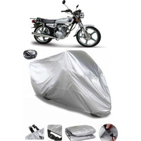 Coverplus Kanuni BS 125 Gri Arka Çanta Uyumlu Su Geçirmez Motosiklet Brandası
