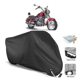 Coverplus Kanuni Caracal 200 Siyah Motosiklet Branda
