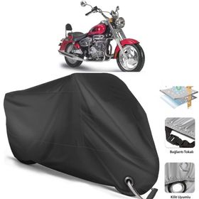 Coverplus Kanuni Caracal 200 Siyah Motosiklet Branda
