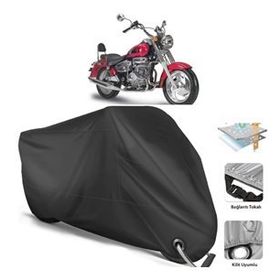 Coverplus Kanuni Caracal 200 Siyah Motosiklet Branda
