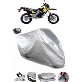 Coverplus Kanuni Cheetah 125 Gri Arka Çanta Uyumlu Su Geçirmez Motosiklet Brandası