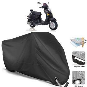 Coverplus Kanuni Classic 125 Siyah Motosiklet Branda