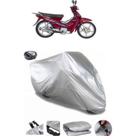 Coverplus Kanuni Elite 100 Gri Arka Çanta Uyumlu Su Geçirmez Motosiklet Brandası